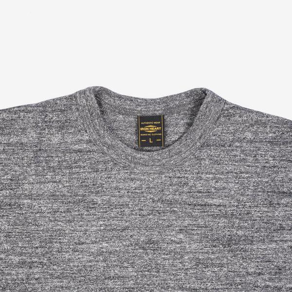 Guilty Parties Iron Heart IHT-1610L-GRY 6.5oz Loopwheel Crew Neck T-Shirt (Longer Body) - Grey