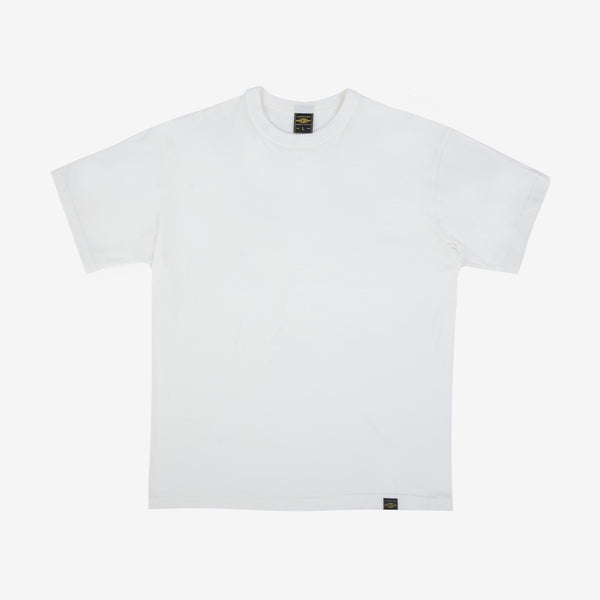 guilty parties Iron Heart IHT-1610L-WHT 6.5oz Loopwheel Crew Neck T-Shirt (Longer Body) - White