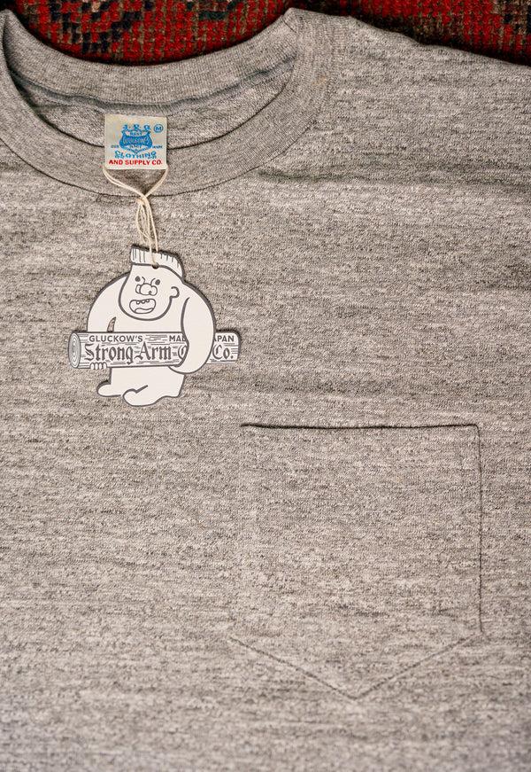 Guilty Parties John Gluckow Standard Pocket Tee - Heather Grey