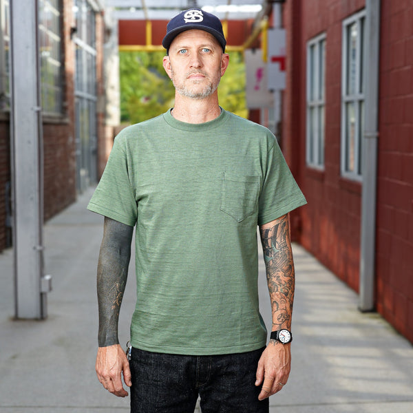 guilty parties John Gluckow Standard Pocket Tee - MC Green