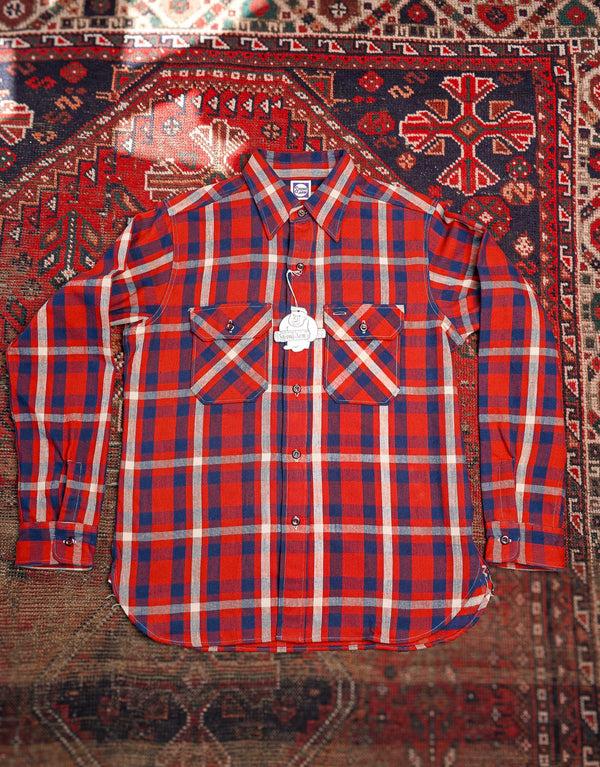 Guilty Parties John Gluckow The Modern Flannel - Red/Navy