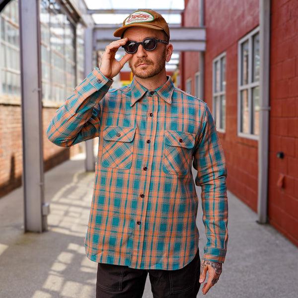 guilty parties John Gluckow The Modern Flannel - Salmon