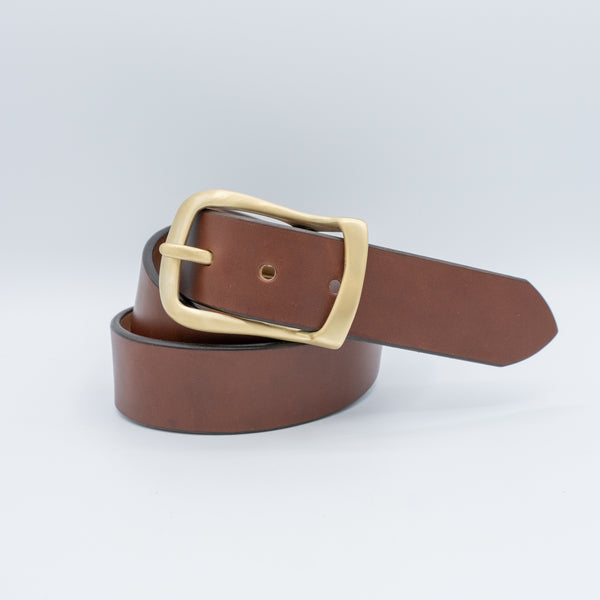 Guilty Parties Keller Goods V2 1.5" Leather Belt - Brown
