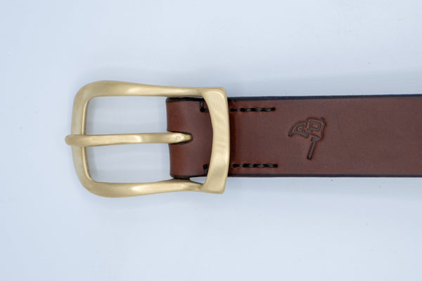 Guilty Parties Keller Goods V2 1.5" Leather Belt - Brown