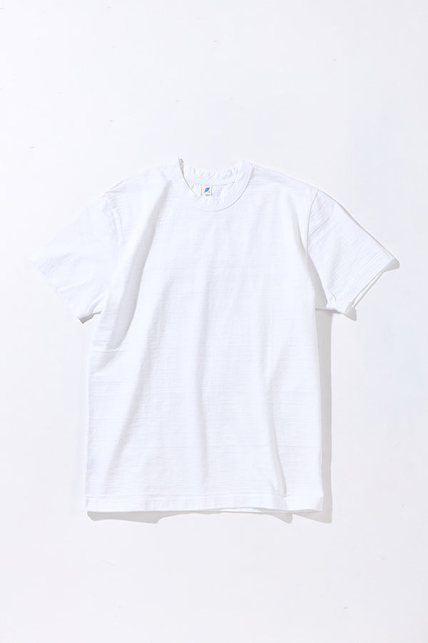 Guilty Parties Pure Blue Japan 8oz Slub Jersey T-shirt - White