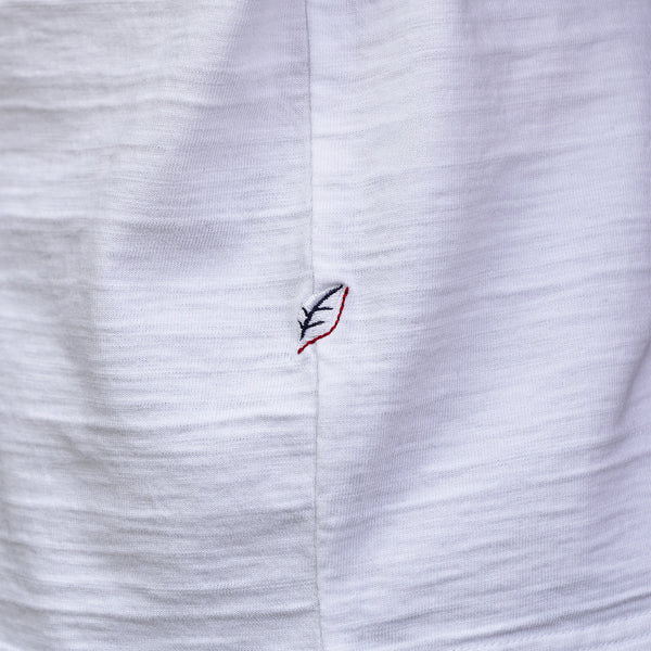 Guilty Parties Pure Blue Japan 8oz Slub Jersey T-shirt - White