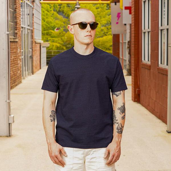 guilty parties Pure Blue Japan Indigo Jersey T-shirt - Dark Indigo