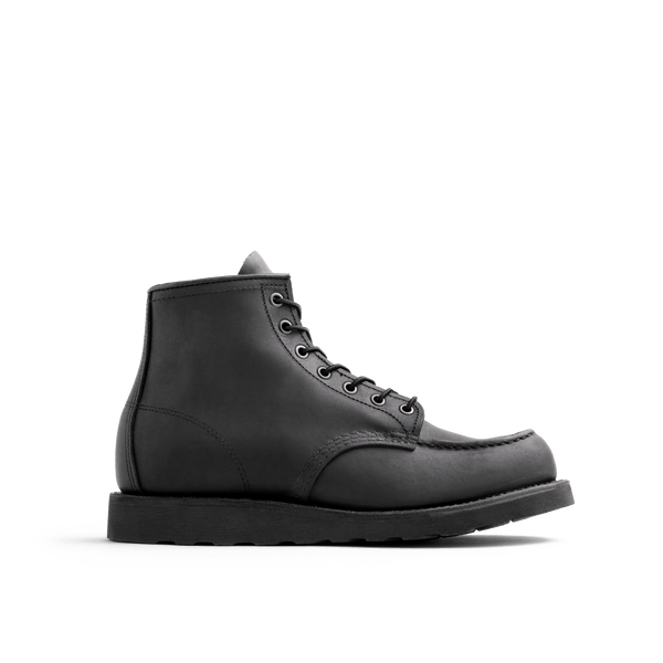 guilty parties Red Wing 8074 - 6in Classic Moc Toe - Black Harness Leather