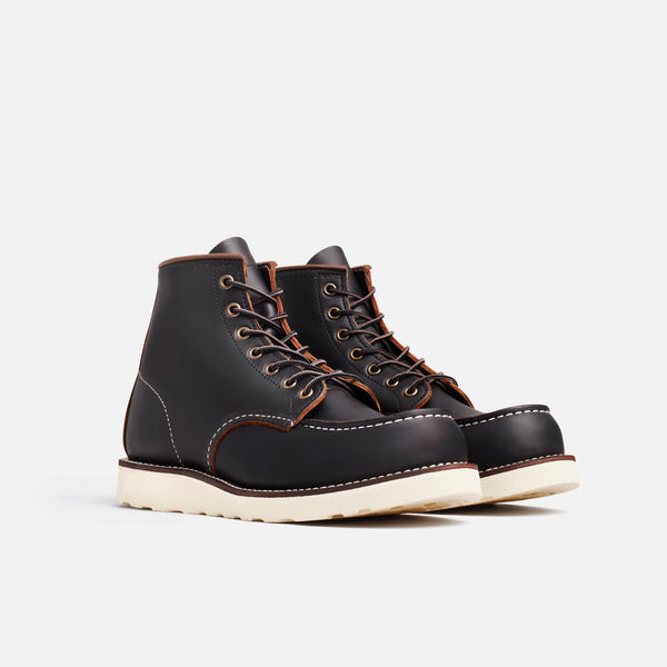 Guilty Parties Red Wing 8849 - 6in Classic Moc Toe - Black Prairie Leather