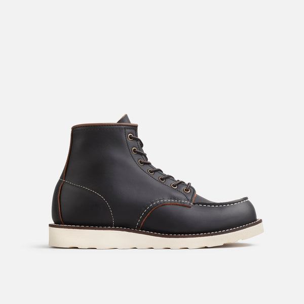 guilty parties Red Wing 8849 - 6in Classic Moc Toe - Black Prairie Leather