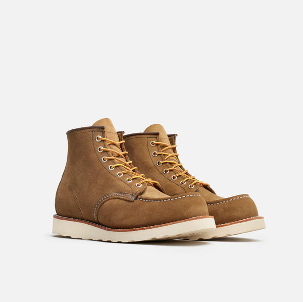 Guilty Parties Red Wing 8881 - 6in Classic Moc Toe - Olive Mohave Leather