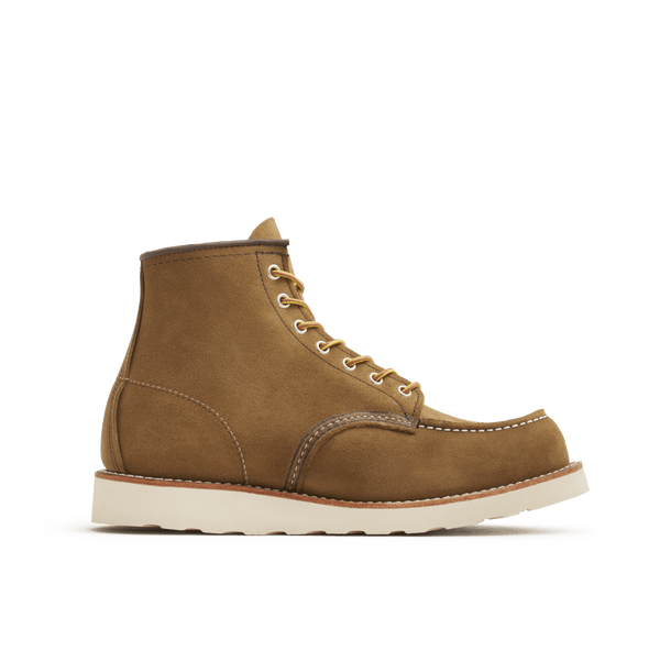 guilty parties Red Wing 8881 - 6in Classic Moc Toe - Olive Mohave Leather