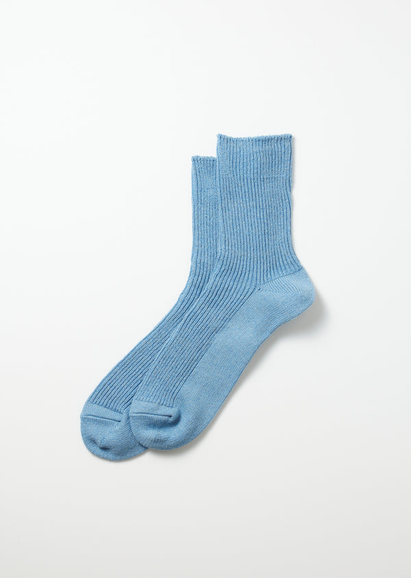 Guilty Parties ROTOTO Washi / Recycled Cotton Ribbed Crew Sock