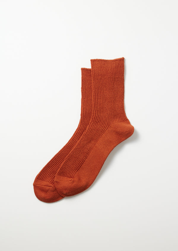 guilty parties ROTOTO Washi / Recycled Cotton Ribbed Crew Sock