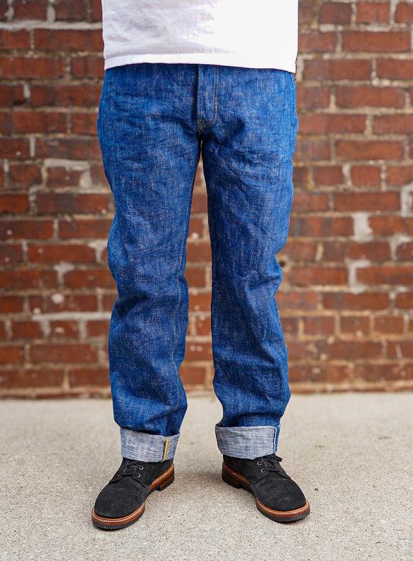 Guilty Parties Samurai S710XX17oz-SLB Murakumo 17oz Slub Slim Straight Jeans - One Washed