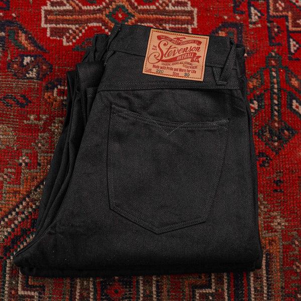 guilty parties Stevenson Overall Co. Carmel 220 Tapered Leg - Solid Black