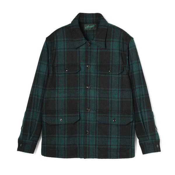 Guilty Parties Stevenson Overall Co. WL-1 Woodlander Wool Hunting Jacket - Green