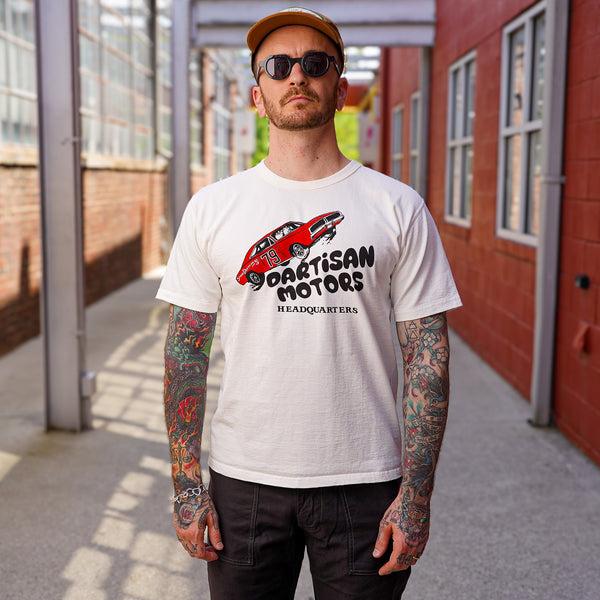 guilty parties Studio D'Artisan 8165A Motors Tee - White