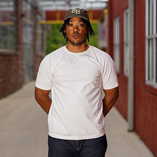 guilty parties Studio D'Artisan 8173 Suvin Gold Tee - White