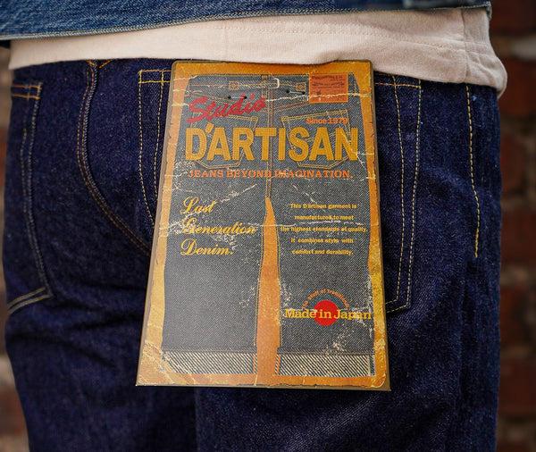 Guilty Parties Studio D'Artisan SD-801 Straight Fit Natural Indigo Selvedge Denim - One Washed