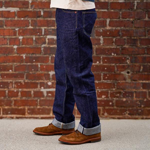 guilty parties Studio D'Artisan SD-801 Straight Fit Natural Indigo Selvedge Denim - One Washed