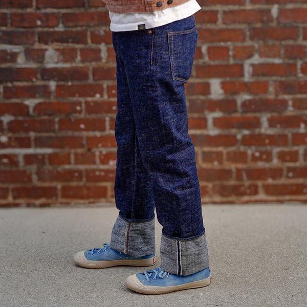 guilty parties Studio D'Artisan SP-108 45th Anniversary Natural Extreme Slub Straight Fit - One Washed