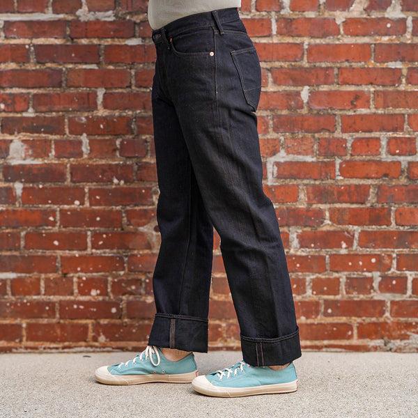 guilty parties Studio D'Artisan SP-120 45th Anniversary 18oz Amami Mud-dyed Indigo Straight Fit - One Washed