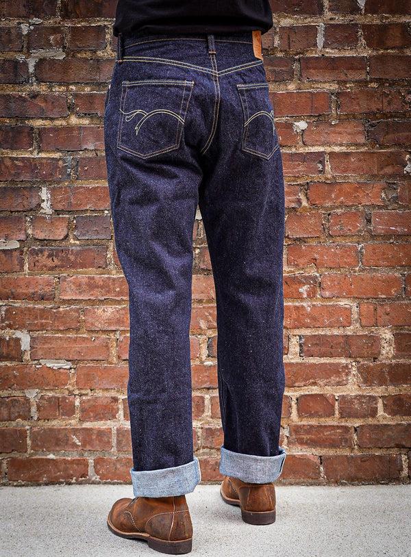 Guilty Parties The Flat Head FN-3004 14.5oz Wide Tapered Selvedge Denim - Indigo