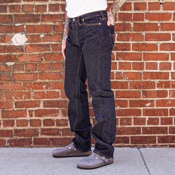 guilty parties The Flat Head FN-3009 14.5oz Straight Tapered Selvedge Denim - Indigo