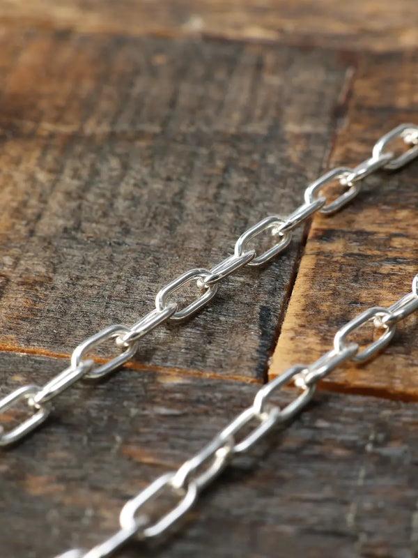 Guilty Parties The Flat Head FN-JC-003 Silver Chain - 50cm