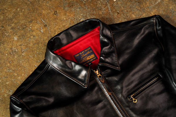 Guilty Parties The Flat Head FN-LJ-HS001 Horsehide Single Rider Leather Jacket