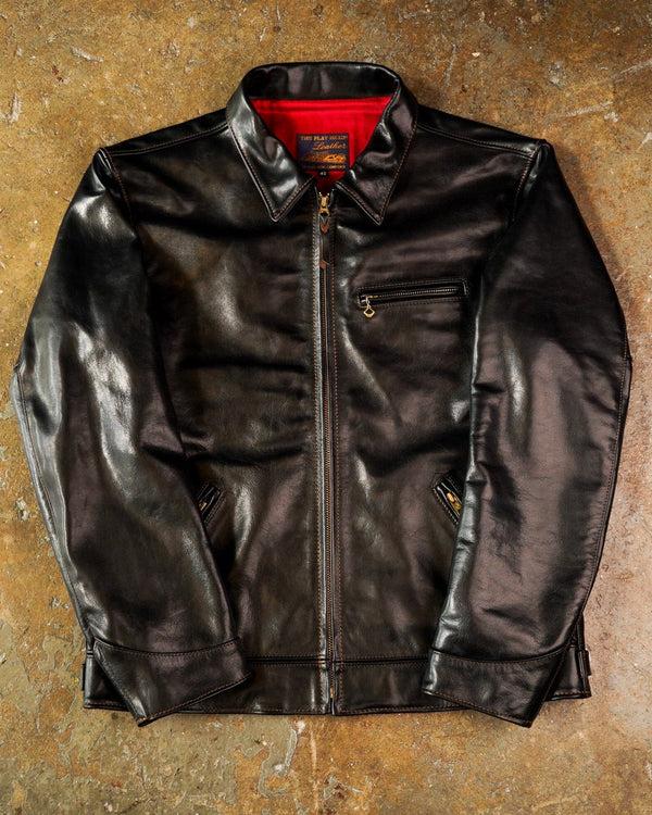 guilty parties The Flat Head FN-LJ-HS001 Horsehide Single Rider Leather Jacket