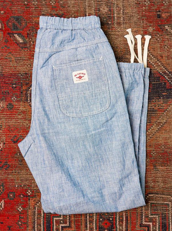 guilty parties The Flat Head FN-PA-C015 5oz Chambray Relax Pants