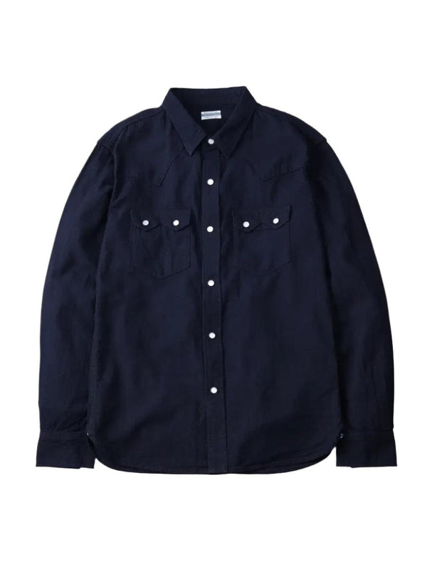 Guilty Parties The Flat Head FN-SCW-002L Indigo Dobby Western Shirt