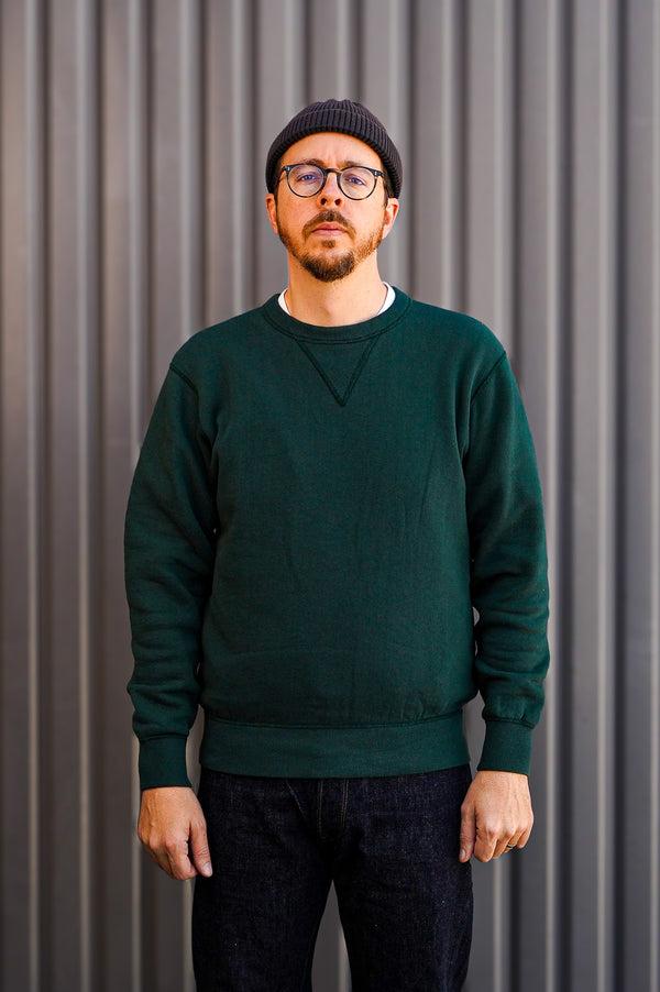 Guilty Parties The Flat Head FN-SWC-301 Loopwheel Crewneck Sweatshirt - Green