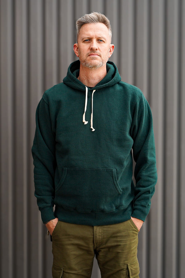 Guilty Parties The Flat Head FN-SWP-301 Loopwheel Hooded Sweatshirt - Green
