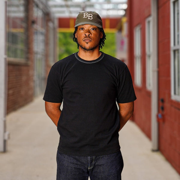 guilty parties The Flat Head FN-THC-101 9oz Heavyweight Tee - Black