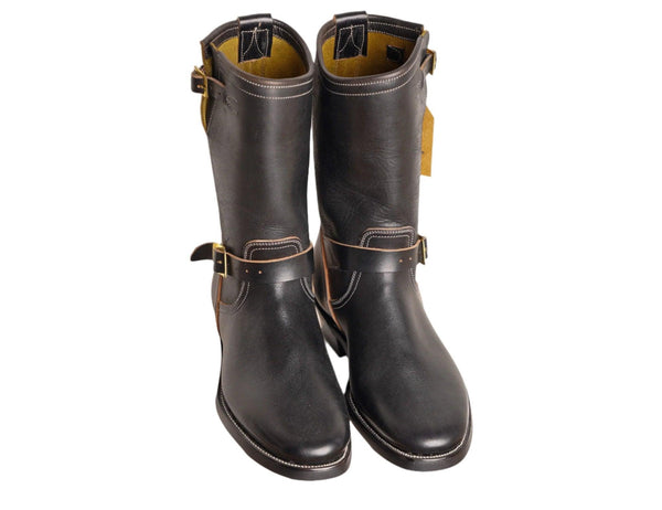 Guilty Parties Unsung House Engineer Boots - Wicket & Craig / Horween - Overdyed Black