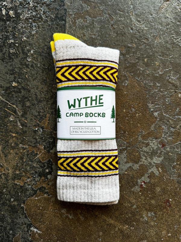 Guilty Parties Wythe Canoe Recycled Cotton Camp Socks