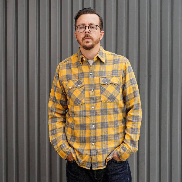 guilty parties Wythe Flannel Pearlsnap Shirt - Daybreak