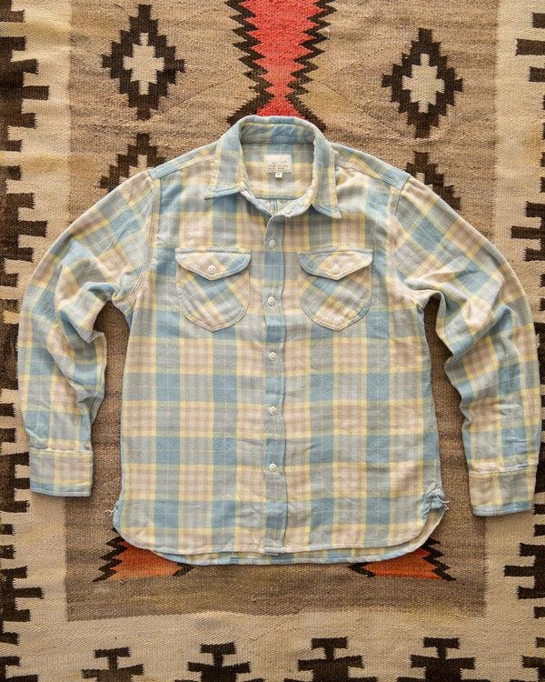 Guilty Parties Wythe Flannel Workshirt - Sand Dunes Sunrise
