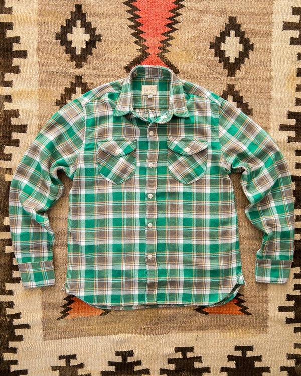 Guilty Parties Wythe Flannel Workshirt - Spring Pastures