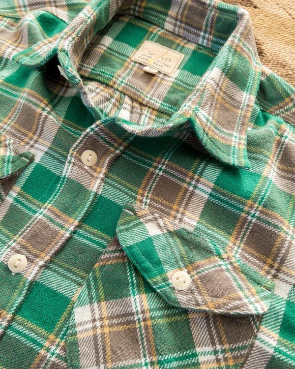 Guilty Parties Wythe Flannel Workshirt - Spring Pastures