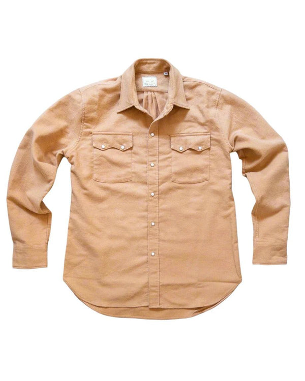 Guilty Parties Wythe Moleskin Pearlsnap Shirt - Nectar