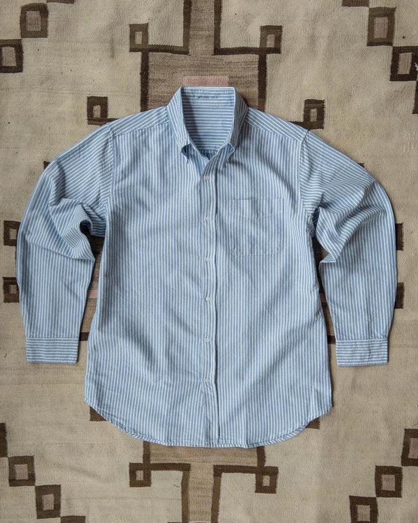 Guilty Parties Wythe Oxford Cloth Button Down - Blue Stripe