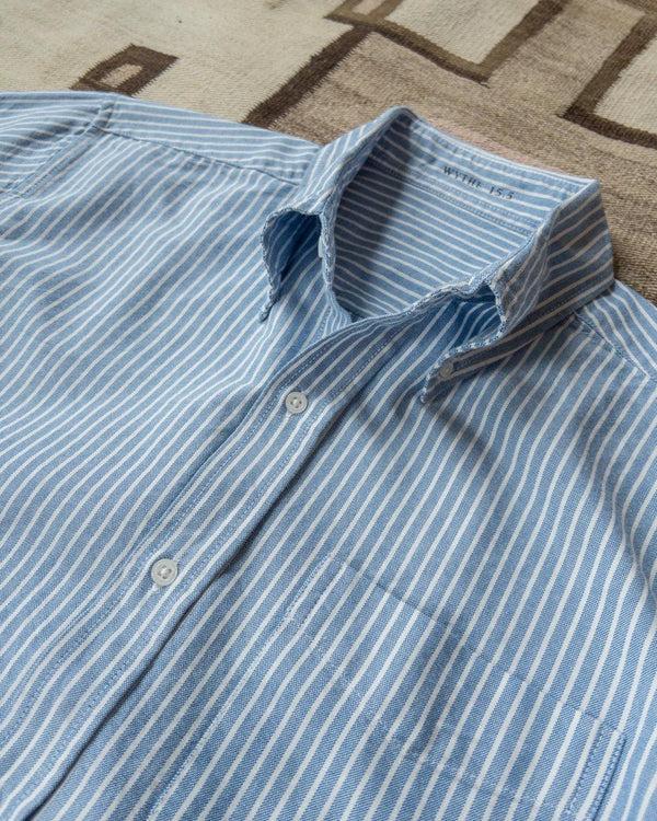 Guilty Parties Wythe Oxford Cloth Button Down - Blue Stripe