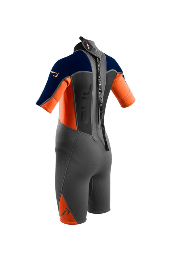 Gul 3/2 SDL FL T2 JNR SHORTI GREY/BLUEASTER