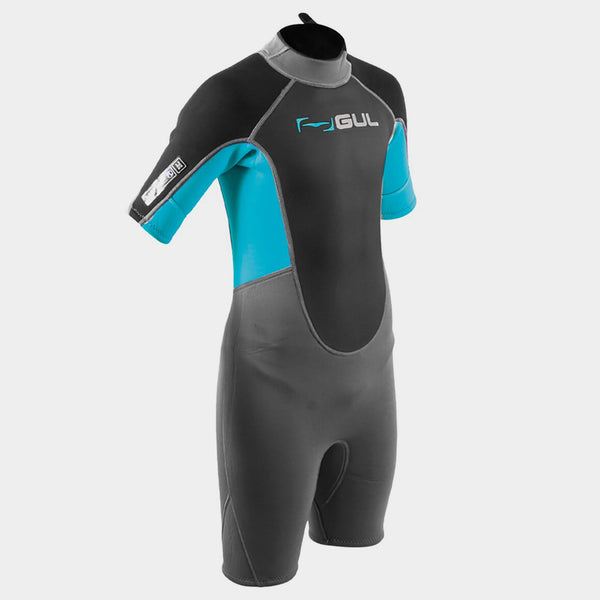 gul 3/2 SDL FL T2 JNR SHORTI GREY/BLUEASTER