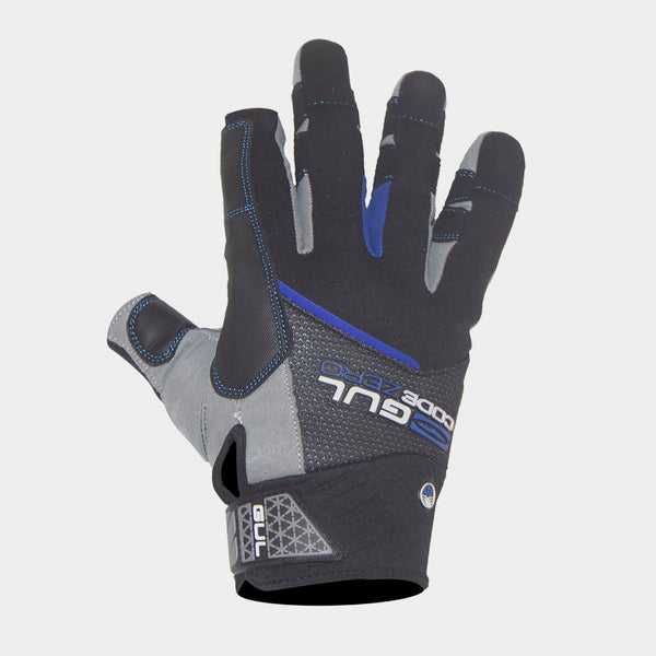gul Code Zero 3 Finger Glove BLK/BLUE