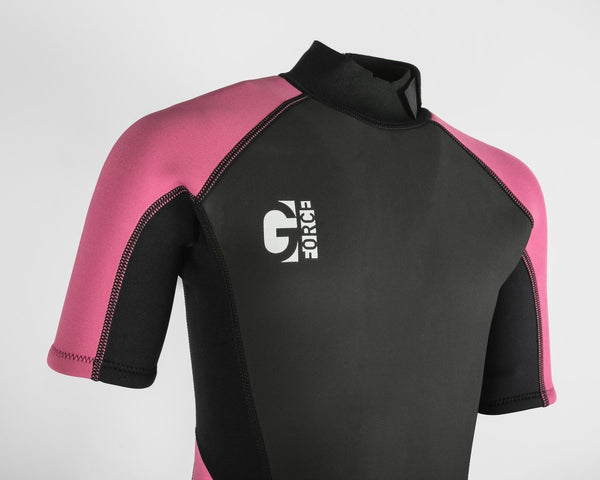 Gul G-Force 3mm Flatlock Junior Shorty BLK/PINK